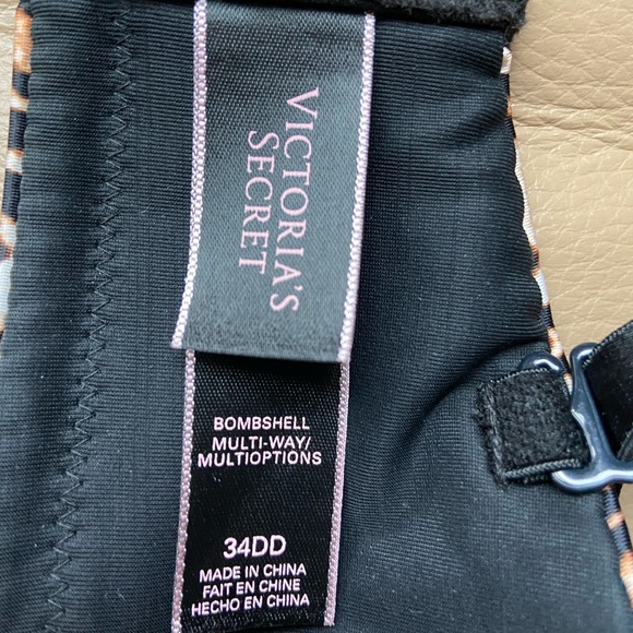 Victoria Secret Bombshell multi-way/multioptions Bra. 34DD add 2 size - Picture 13 of 14